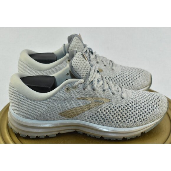 Brooks Revel 2 Women’s Shoes Size 8 B Gray/Gold Athletic Running Sneakers - Picture 3 of 10